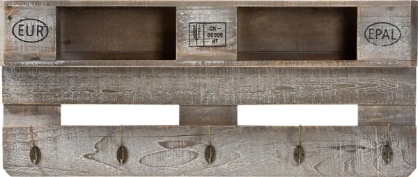 Wyona Brown Coat Rack