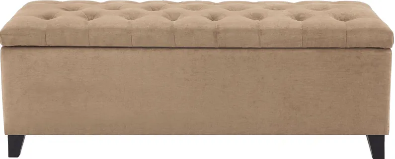 Rapdye Beige Accent Bench