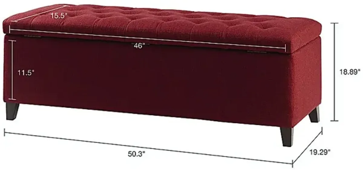 Rapdye Rust Accent Bench