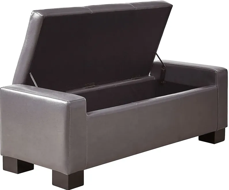 Roystone Gray Accent Bench