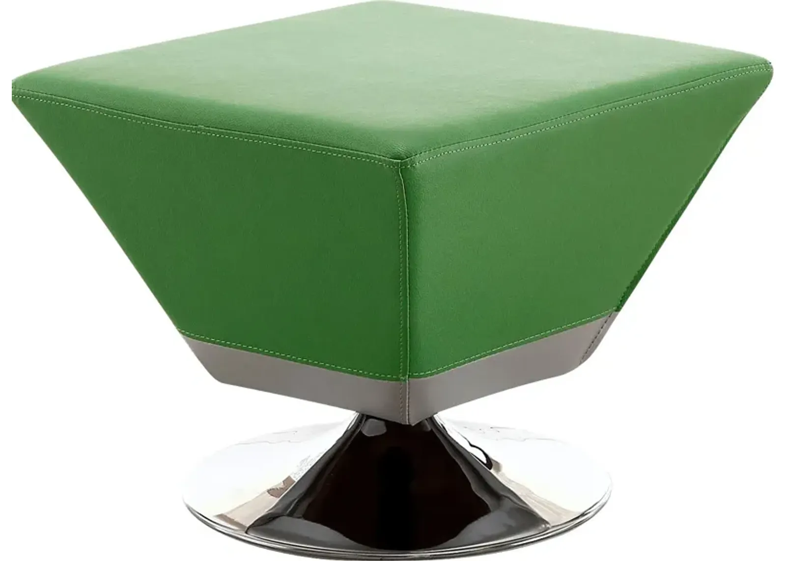 Buecker Green Swivel Ottoman