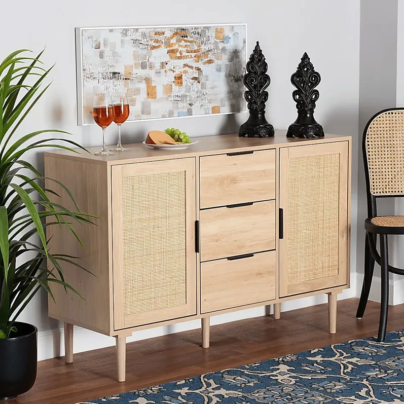 Chesak Natural Accent Cabinet