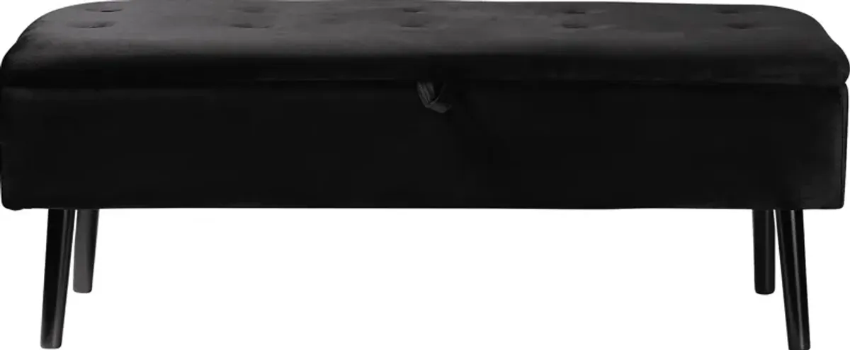 Whimbrel Black Accent Bench