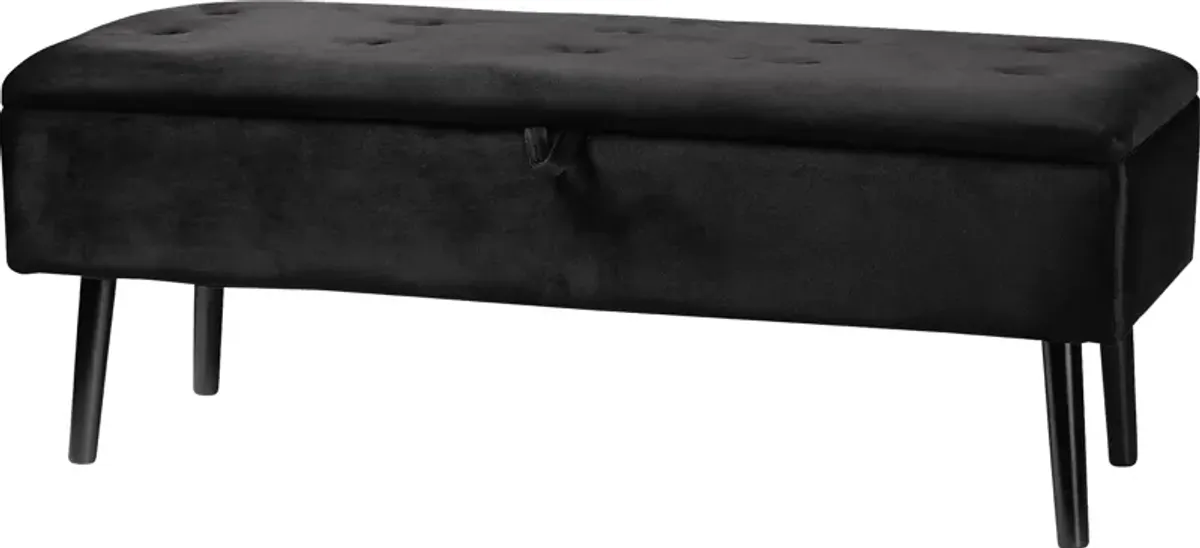 Whimbrel Black Accent Bench