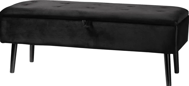 Whimbrel Black Accent Bench