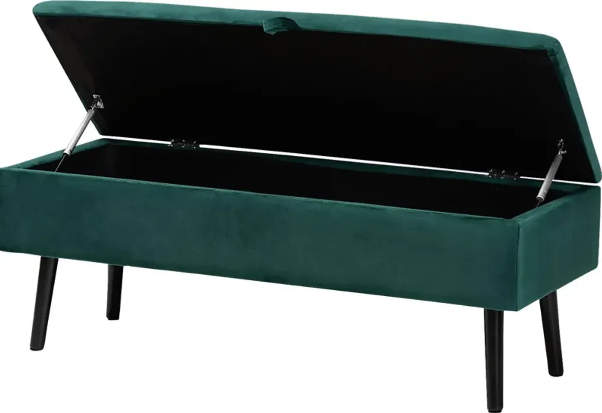 Whimbrel Green Accent Bench