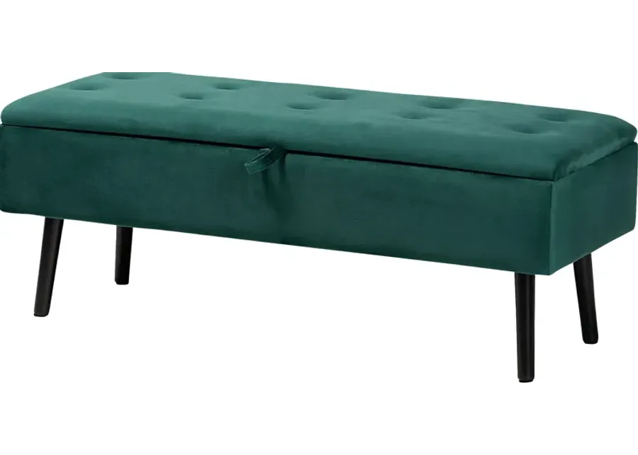 Whimbrel Green Accent Bench