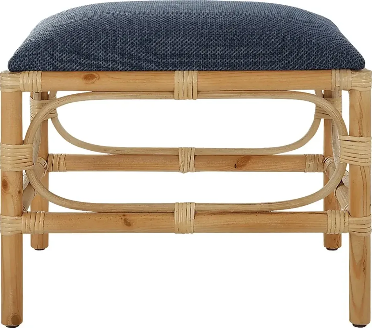 Cassra Blue Accent Bench