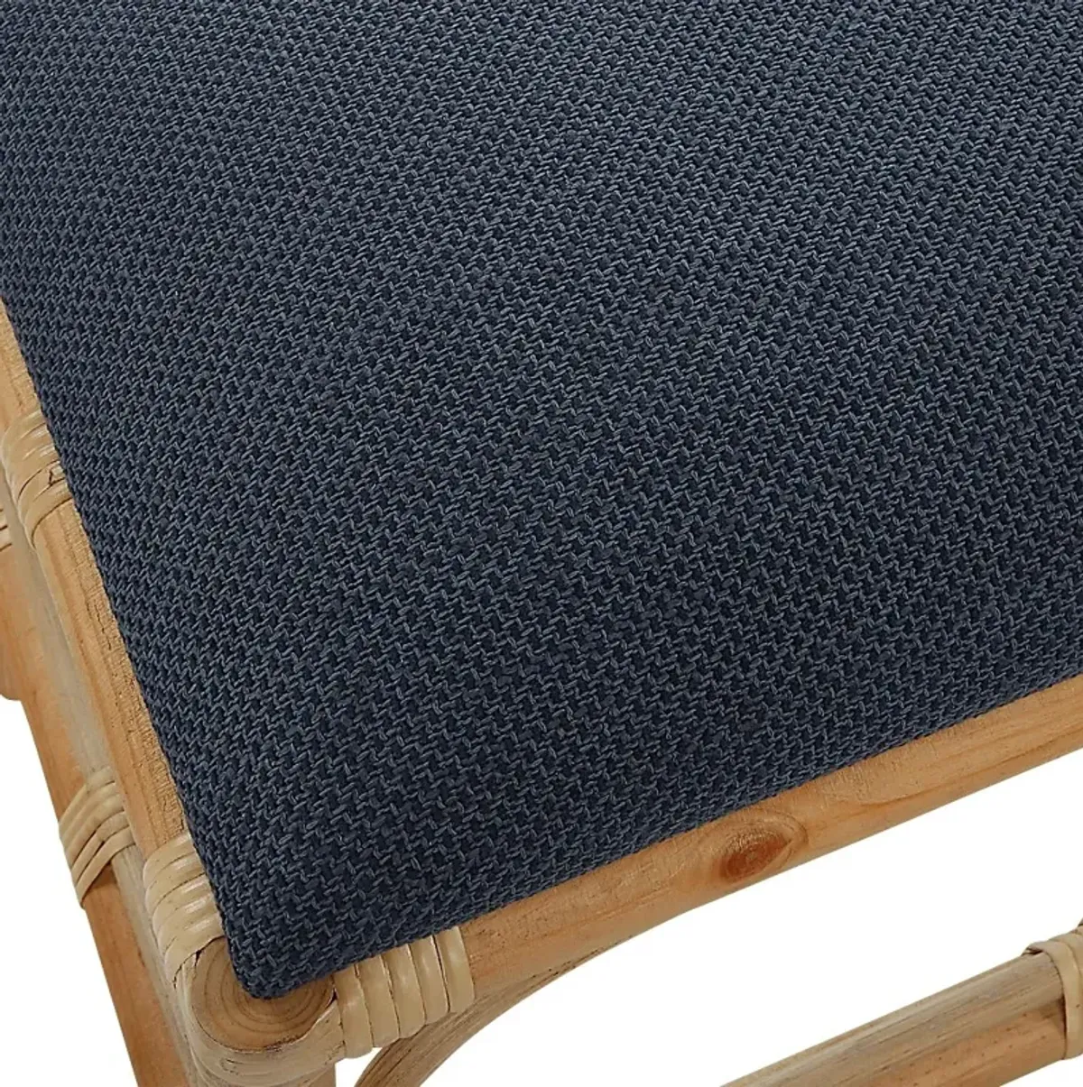 Cassra Blue Accent Bench