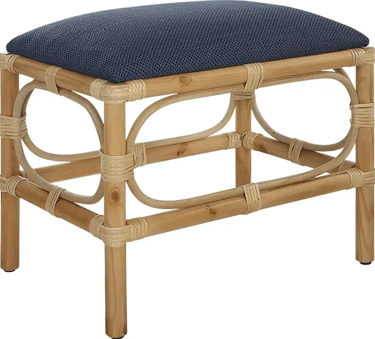 Cassra Blue Accent Bench