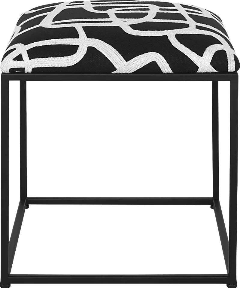 Annera Black Accent Bench