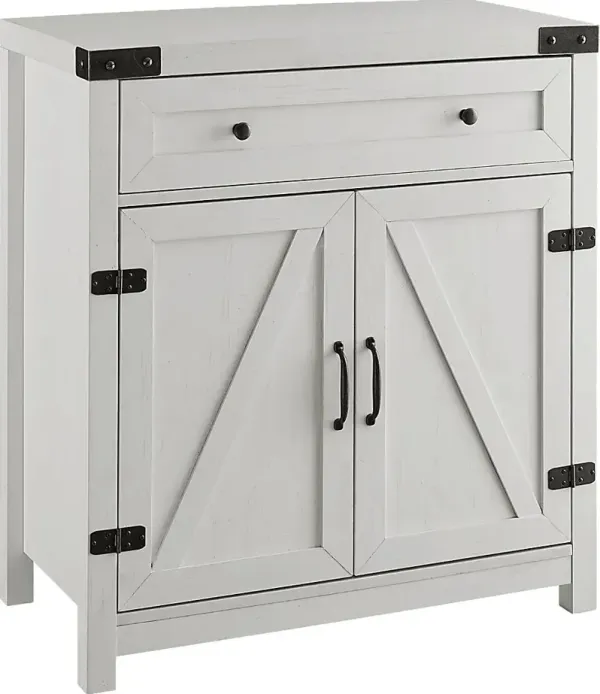 Betwood White Accent Cabinet