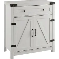 Betwood White Accent Cabinet