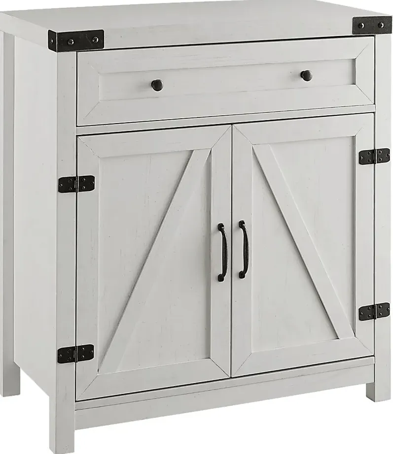 Betwood White Accent Cabinet
