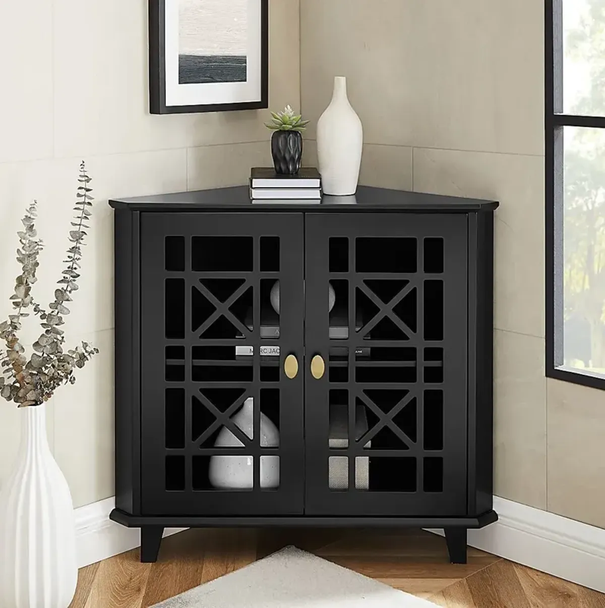 Westlyn Black Accent Cabinet