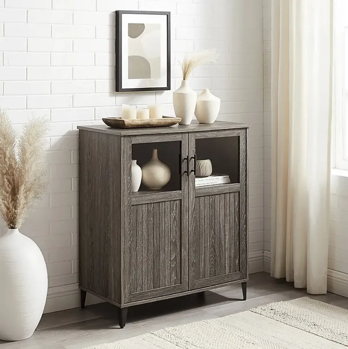 Gradendale Gray Accent Cabinet