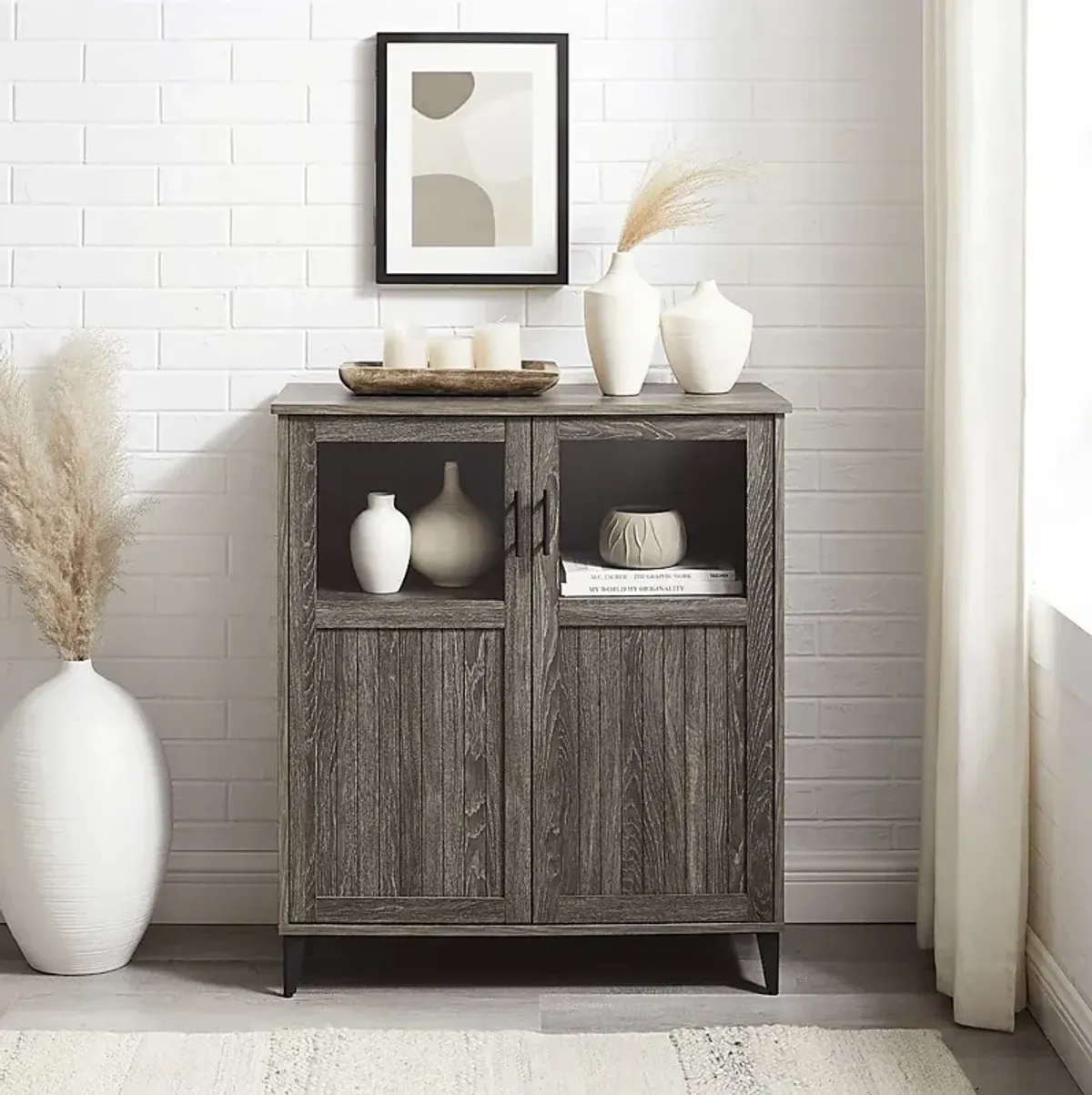 Gradendale Gray Accent Cabinet