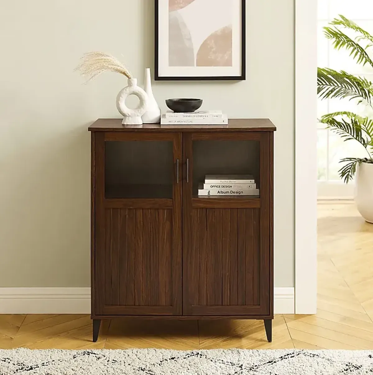 Gradendale Walnut Accent Cabinet