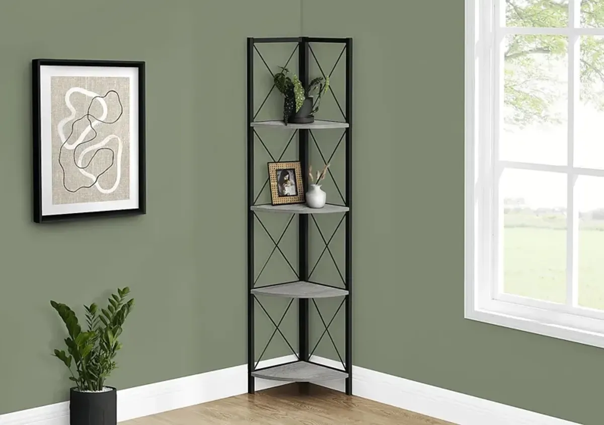 Wilford Gray Bookcase