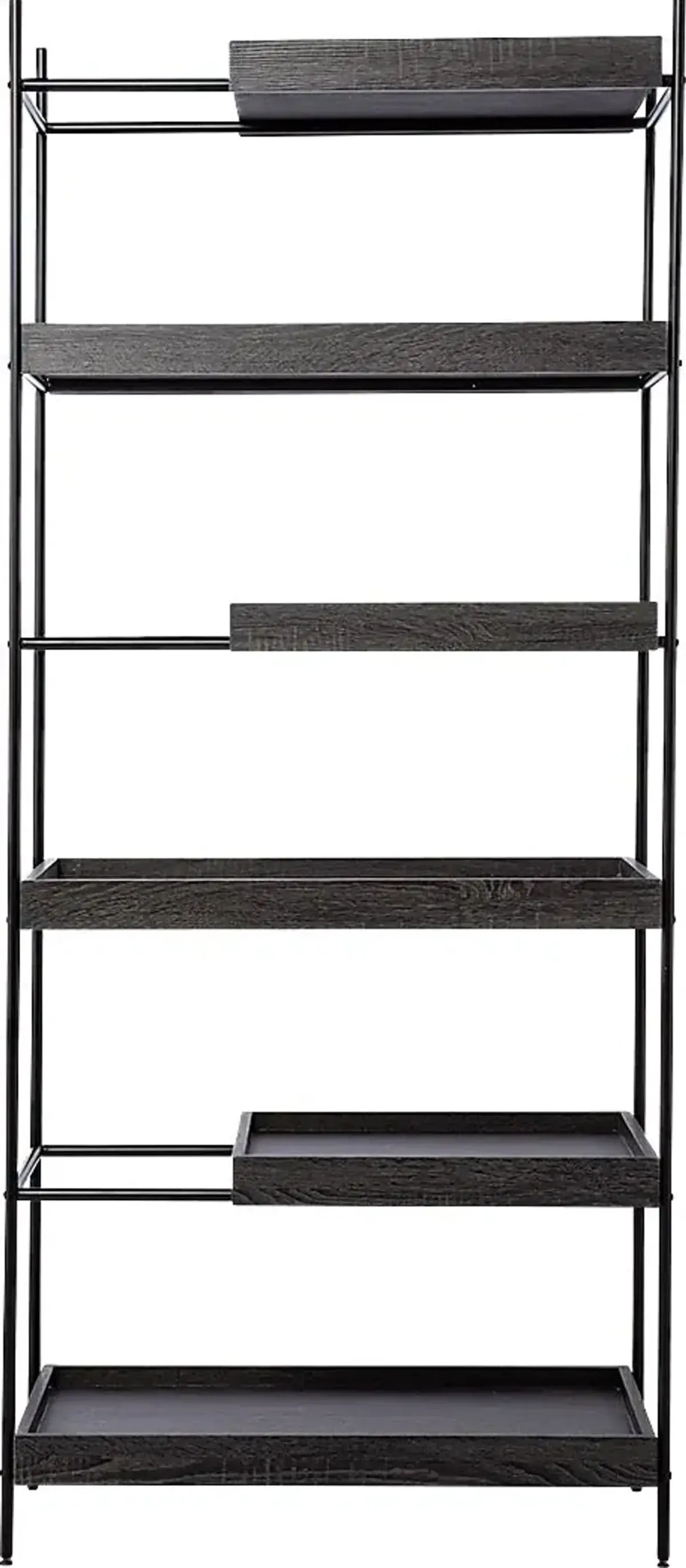 Zuill Black Bookcase