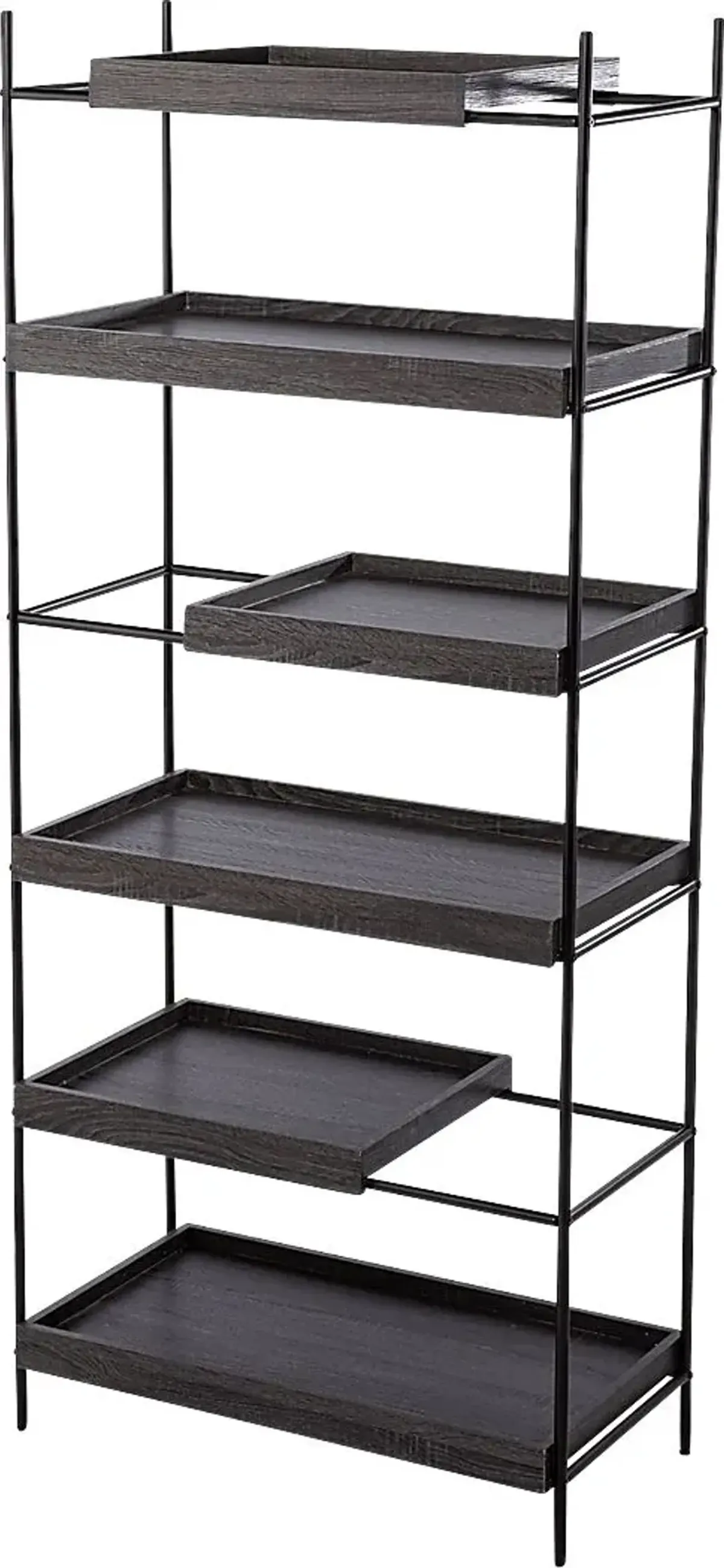 Zuill Black Bookcase