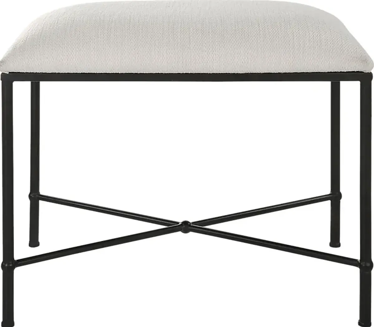 Cenera White Accent Bench