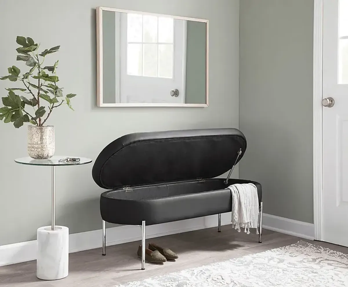 Avastele Black Accent Bench