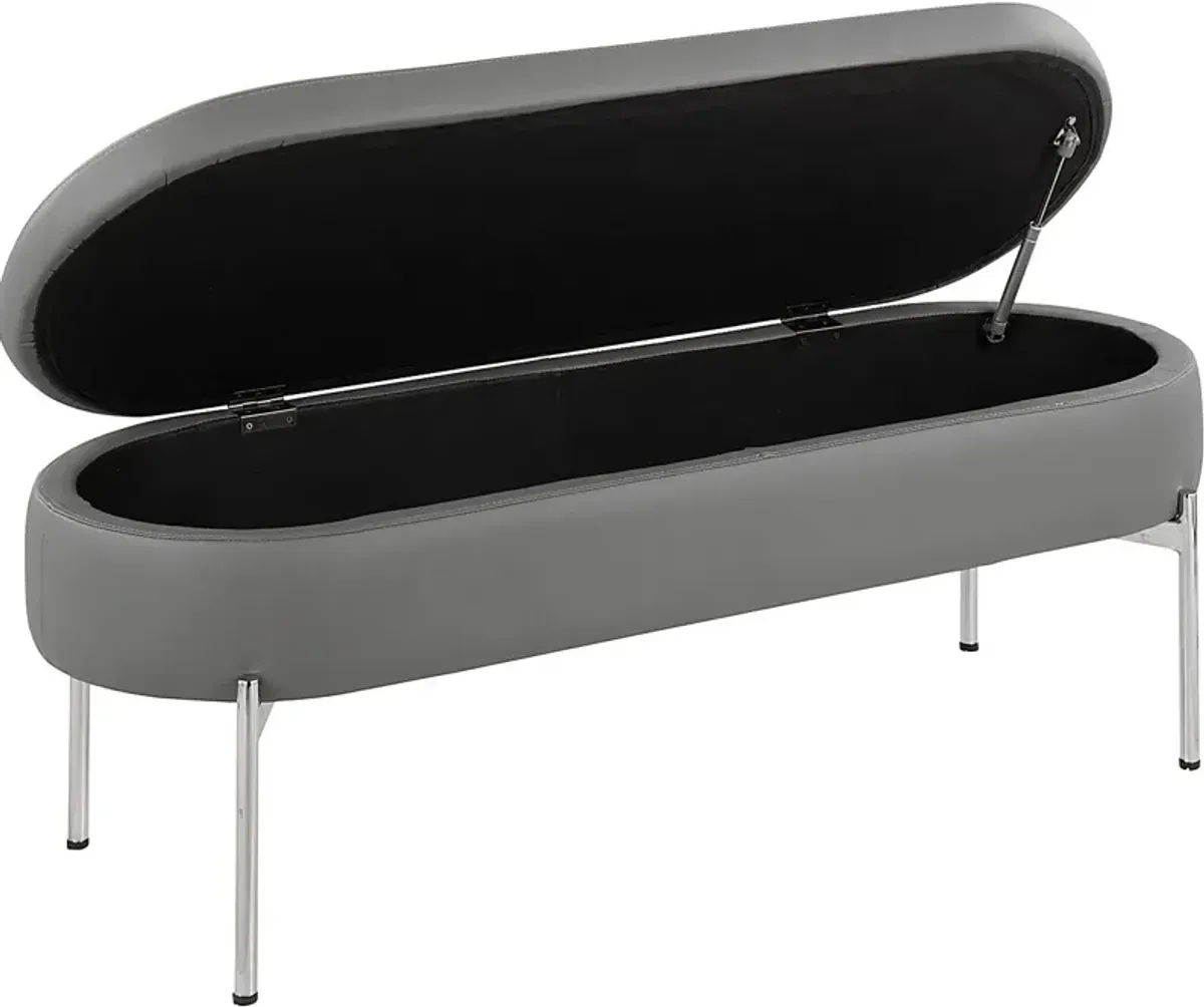 Avastele Gray Accent Bench