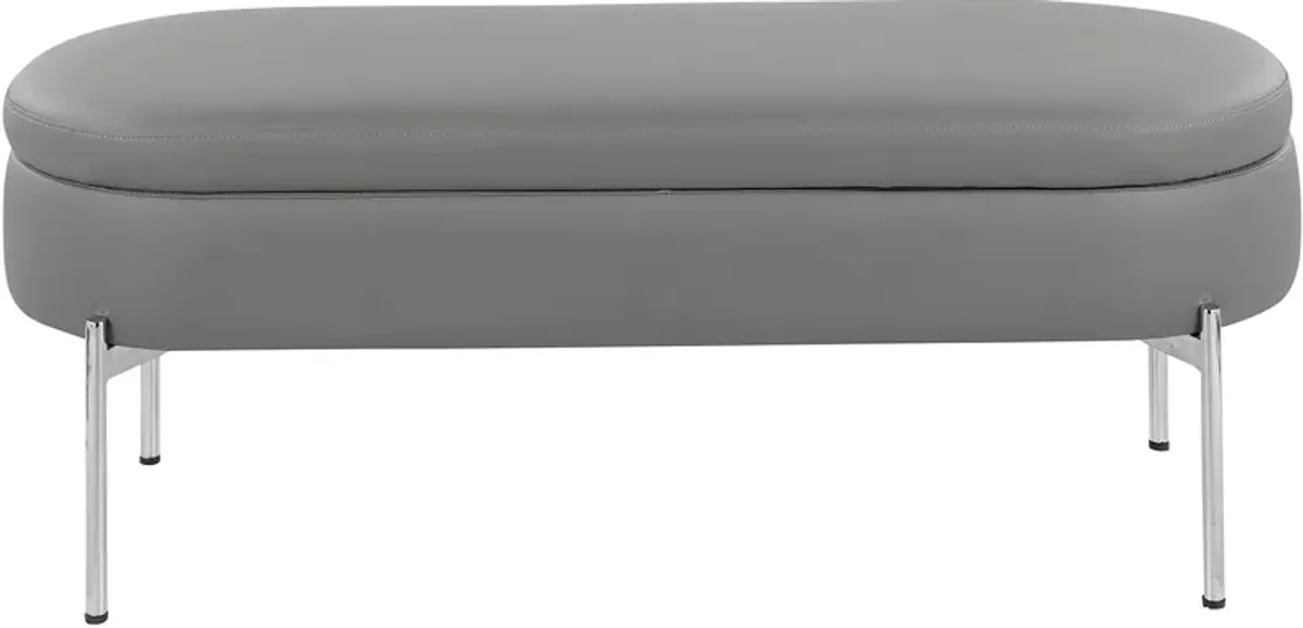 Avastele Gray Accent Bench