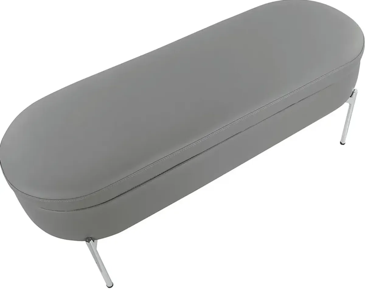 Avastele Gray Accent Bench