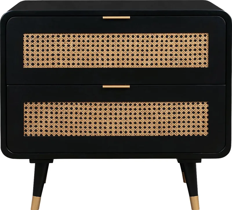 Cassiopeia Black Accent Cabinet