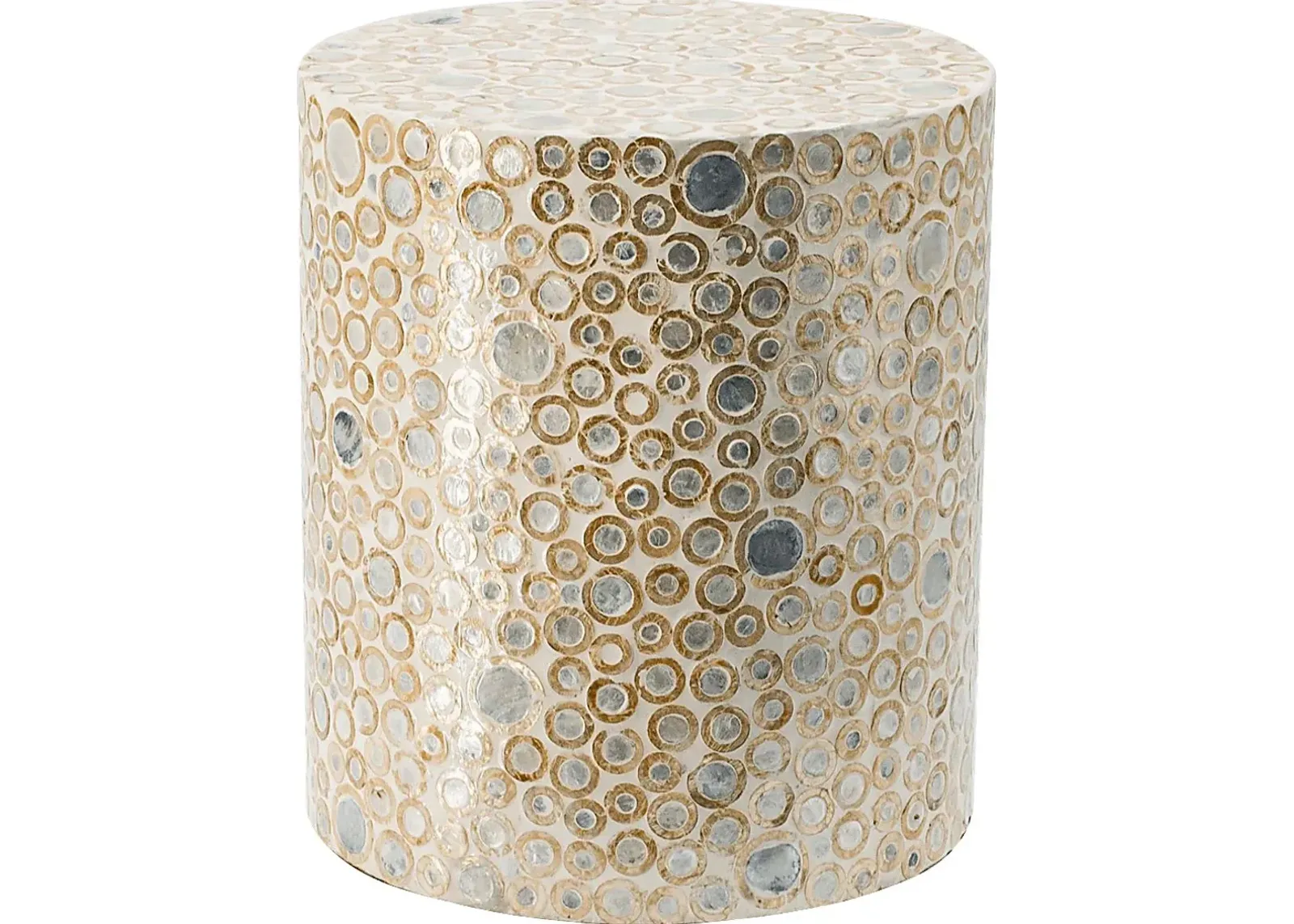 Bobrich Beige Accent Stool