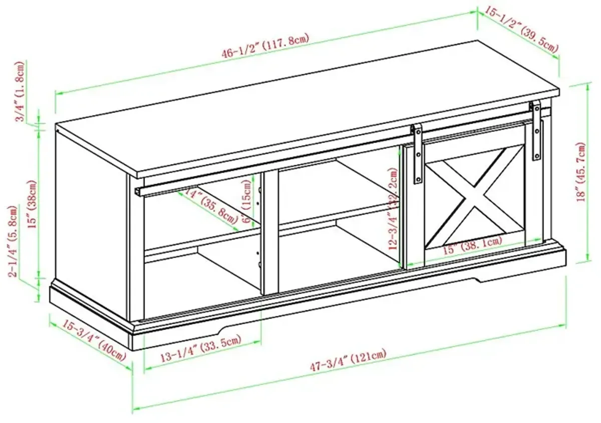 Archdale Gray Accent Bench