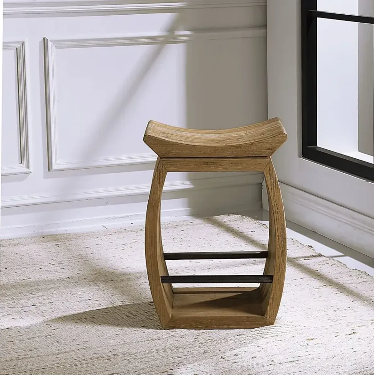 Dillway Brown Accent Stool