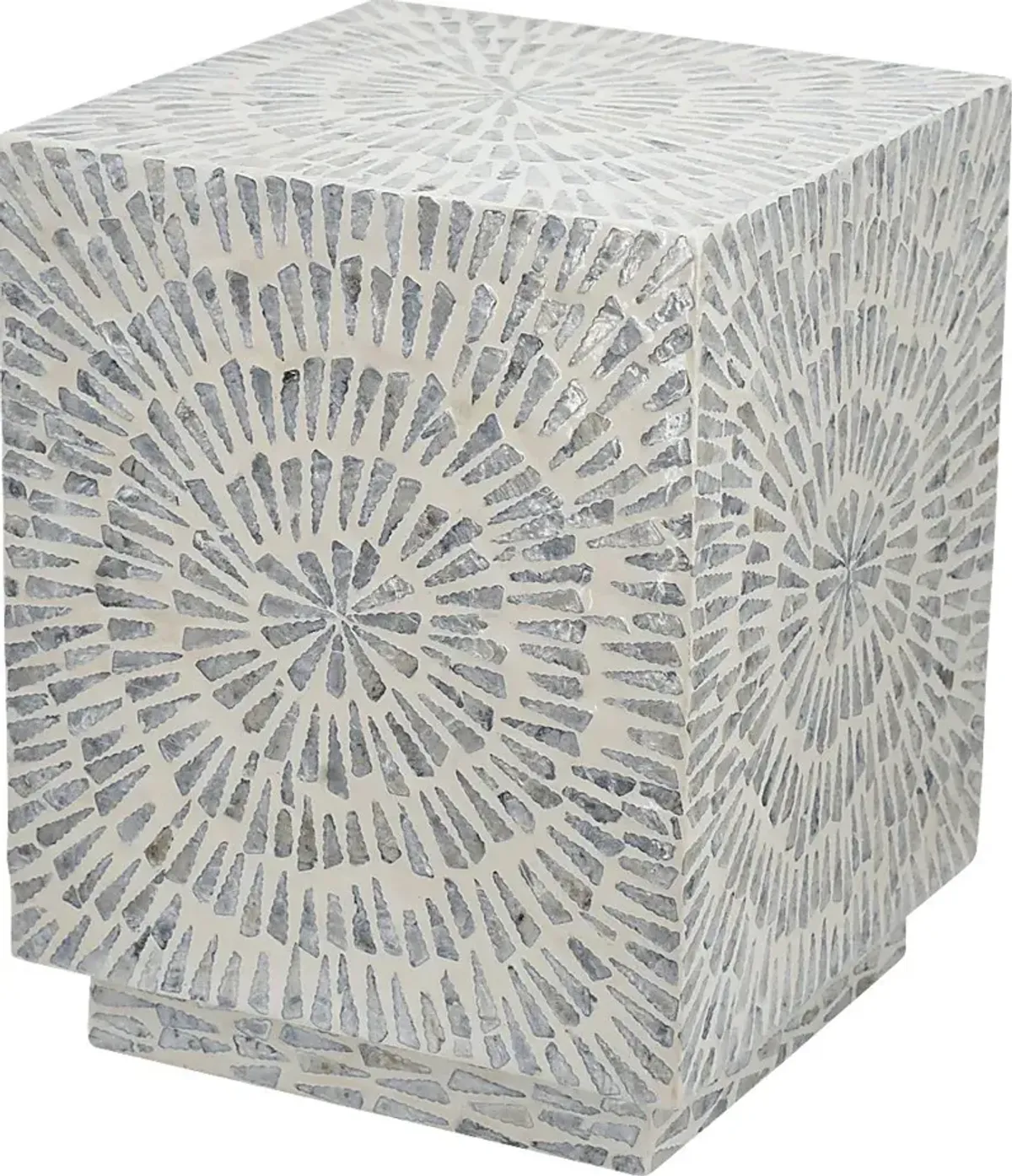 Bozzolo Gray Accent Stool