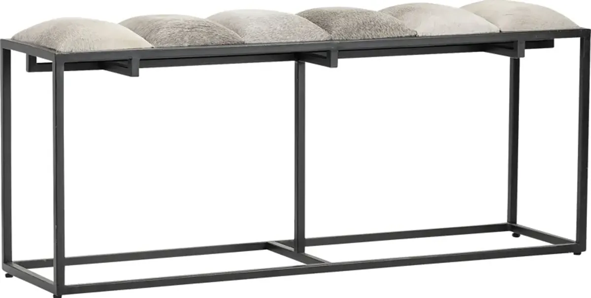 Pearton Black Accent Bench