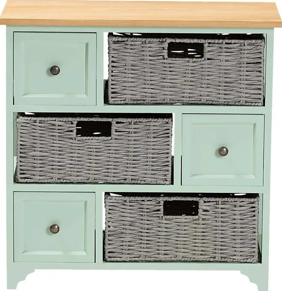 Enderby Mint Green Storage Cabinet