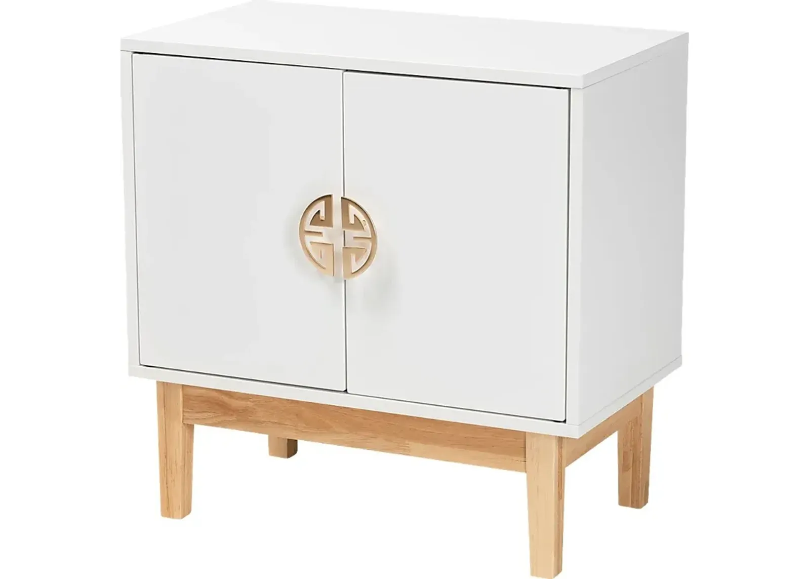 Harill White Accent Cabinet