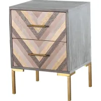 Guismo Gray Accent Cabinet