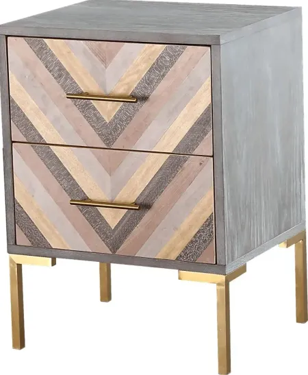 Guismo Gray Accent Cabinet