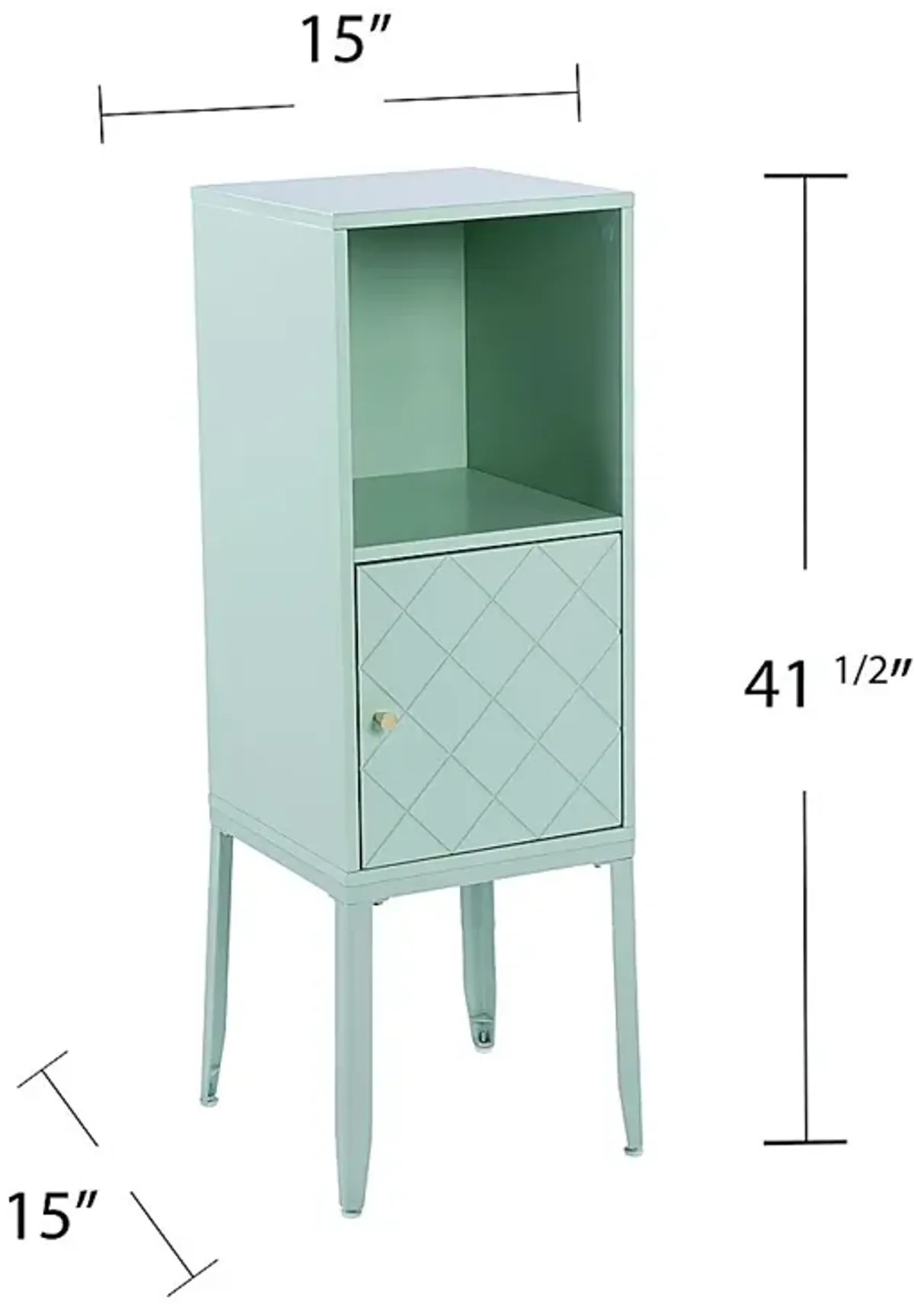 Lynstrom Green Accent Cabinet