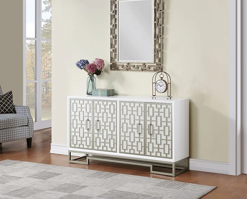 Montavesta White Accent Cabinet