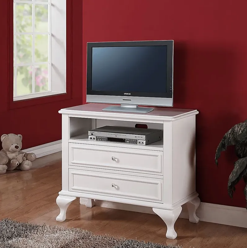 Hopulikit White 34"" Console