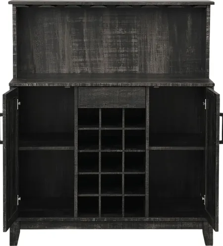 Mankato Charcoal Bar Cabinet