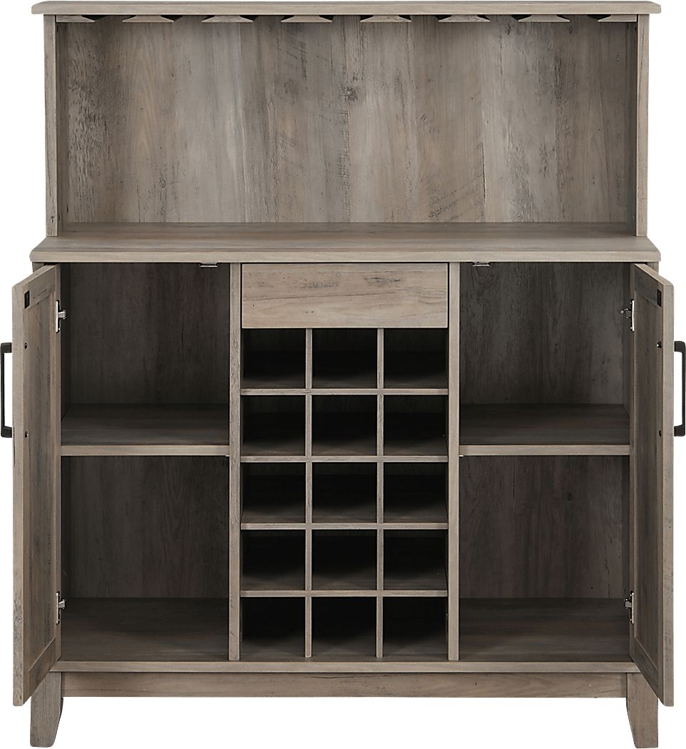 Mankato Gray Bar Cabinet