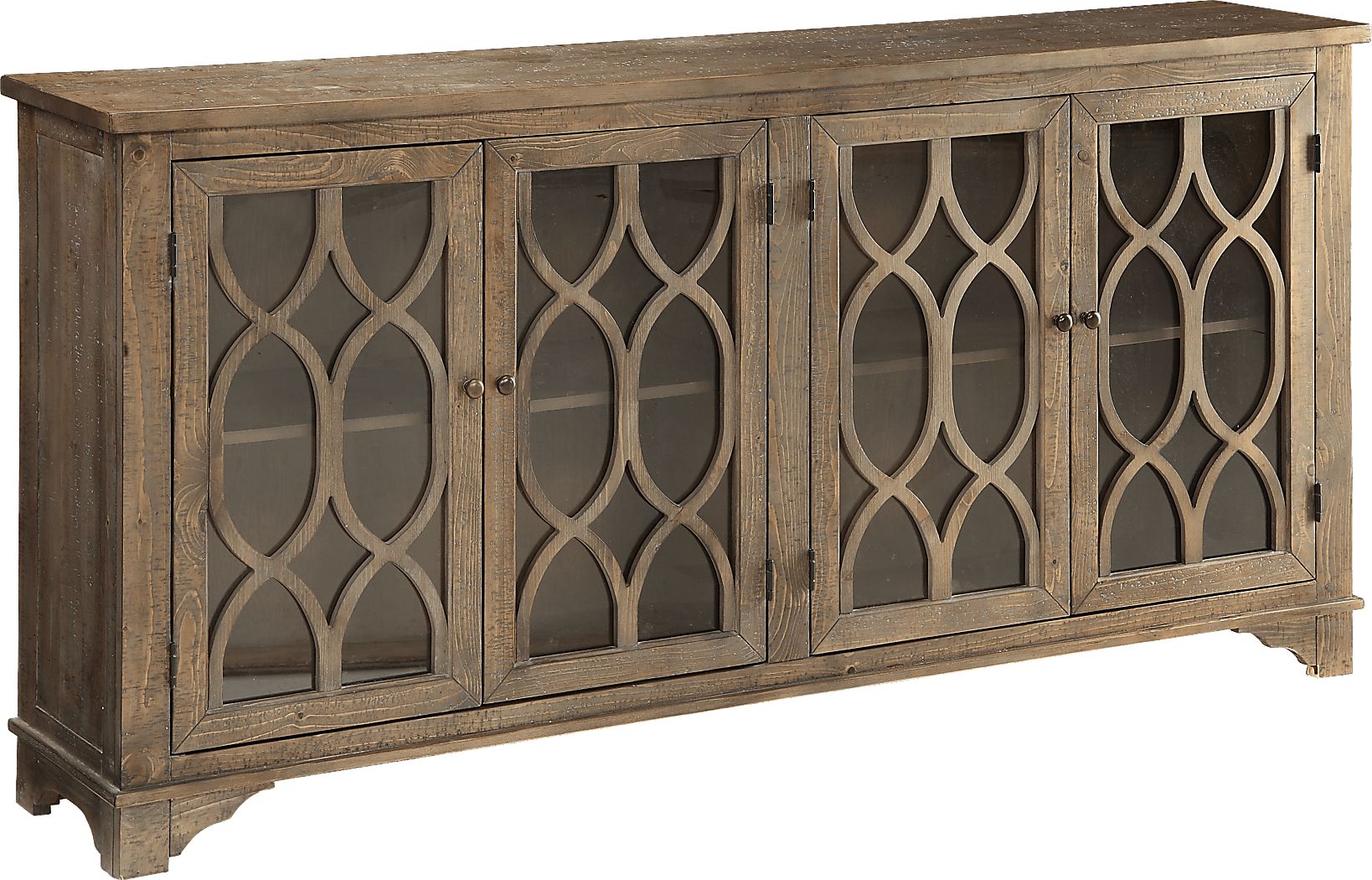 Kenil Brown Accent Cabinet