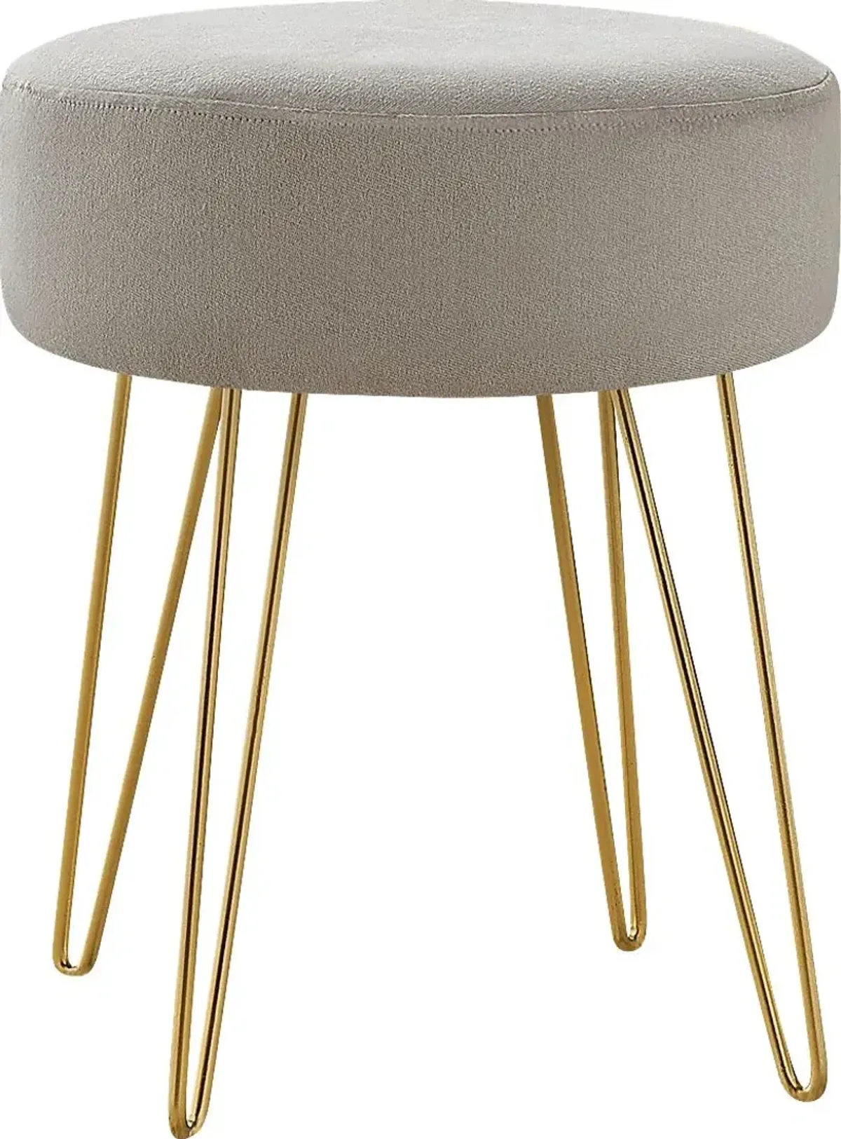 Cinderlane Beige Ottoman