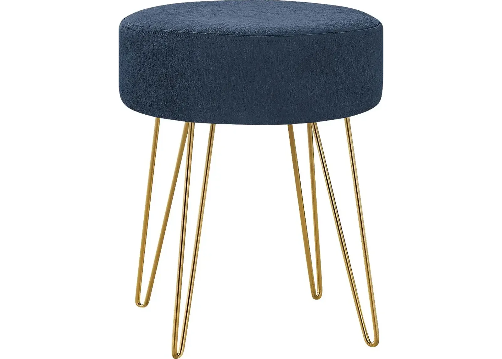 Cinderlane Blue Ottoman