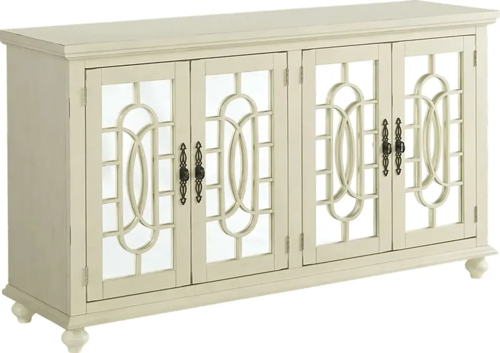 Aubry White Credenza