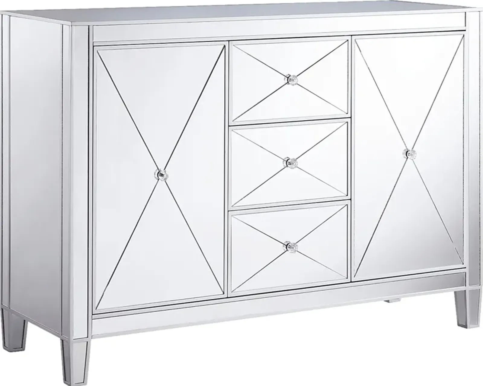 Harrisglen Silver Large Accent Cabinet